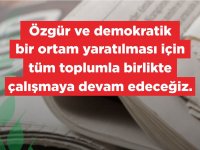 CTP: Özgür ve demokratik bir ortam yaratılması için tüm toplumla birlikte çalışmaya devam edeceğiz