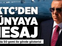 KKTC'den dünyaya mesaj! 50. yılda 50 gemi ile gövde gösterisi