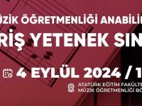 YDÜ'de Müzik Öğretmenliği Yetenek Sınavı 4 Eylül’de yapılacak!