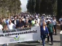 Lefkoşa'da eylem! Binlerce kişi katılıyor...