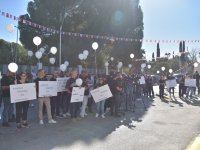 Kıbrıs Türk Sigorta Acenteleri Birliği Derneği, Cumhuriyet Meclis’i ve Maliye Bakanlığı önünde eylem yaptı