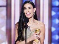 Altın Küre'de Demi Moore en iyi kadın oyuncu ödülüyle görkemli bir dönüş yaptı