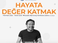 DAÜ’DE AHMET ŞERİF İZGÖREN’DEN “HAYATA DEĞER KATMAK” SEMİNERİ