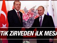 Erdoğan ve Putin görüşmesi sona erdi