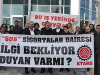 Girne Sosyal Sigortalar'da grev