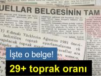 İşte o belge ve 29+ toprak oranı!