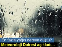 En fazla yağış nereye düştü?