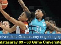 Girne Üniversitesi Galatasaray engelini geçemedi...