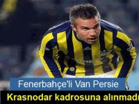 Van Persie, Krasnodar kadrosuna alınmadı