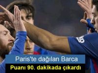 Paris'te dağılan Barca, puanı 90. dakikada çıkardı