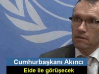 Cumhurbaşkanı Akıncı Eide ile görüşecek