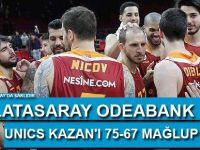 Galatasaray Odeabank, UNICS Kazan'ı 75-67 mağlup etti