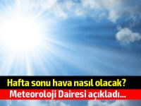 Hafta sonu hava nasıl?