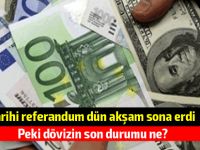 Referandum sonrası dövizin son durumu nasıl?