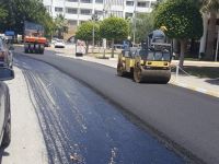 Girne’de asfalt çalışmaları sürüyor