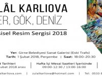 Sanatçı Zülal Karlıova’nın kişisel resim sergisi yarın Girne Belediyesi Sanat Galerisi’nde açılıyor