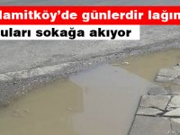 Hamitköy’de günlerdir lağım suları sokağa akıyor