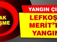 Lefkoşa Merit’te yangın!