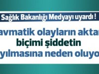 Sağlık Bakanlığı: "Travmatik olayların aktarılış biçimi şiddetin yayılmasına neden oluyor"