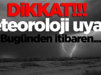 Meteoroloji’den sağanak ve fırtına uyarısı