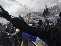 Yunanistan'da olaylı Prespa protestosu: Makedonya Yunan'dır, elinizi çekin