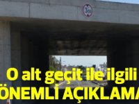 Alt geçit açılacak mı? Önemli açıklama...