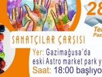 Mağusa’da Sanatçılar Çarşısı pazar günü açılıyor