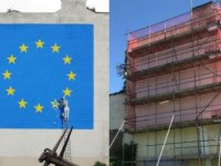 Banksy'nin 'Brexit' resmi ortadan kayboldu