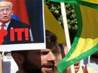 Güney Kıbrıs’ta Suriye’deki Savaşla ilgili protesto gösterisi