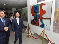 Ünal Üstel Modern Sanat Müzesi'ndeki 3 serginin açılışını yaptı