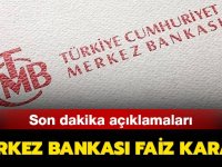 TC Merkez Bankası'ndan faiz indirimi