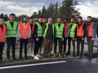 LAÜ’de “Güvenli Yol Tasarımı” dersi kapsamında teknik gözlem gezisi düzenlendi