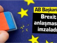 AB Başkanları Brexit anlaşmasını imzaladı